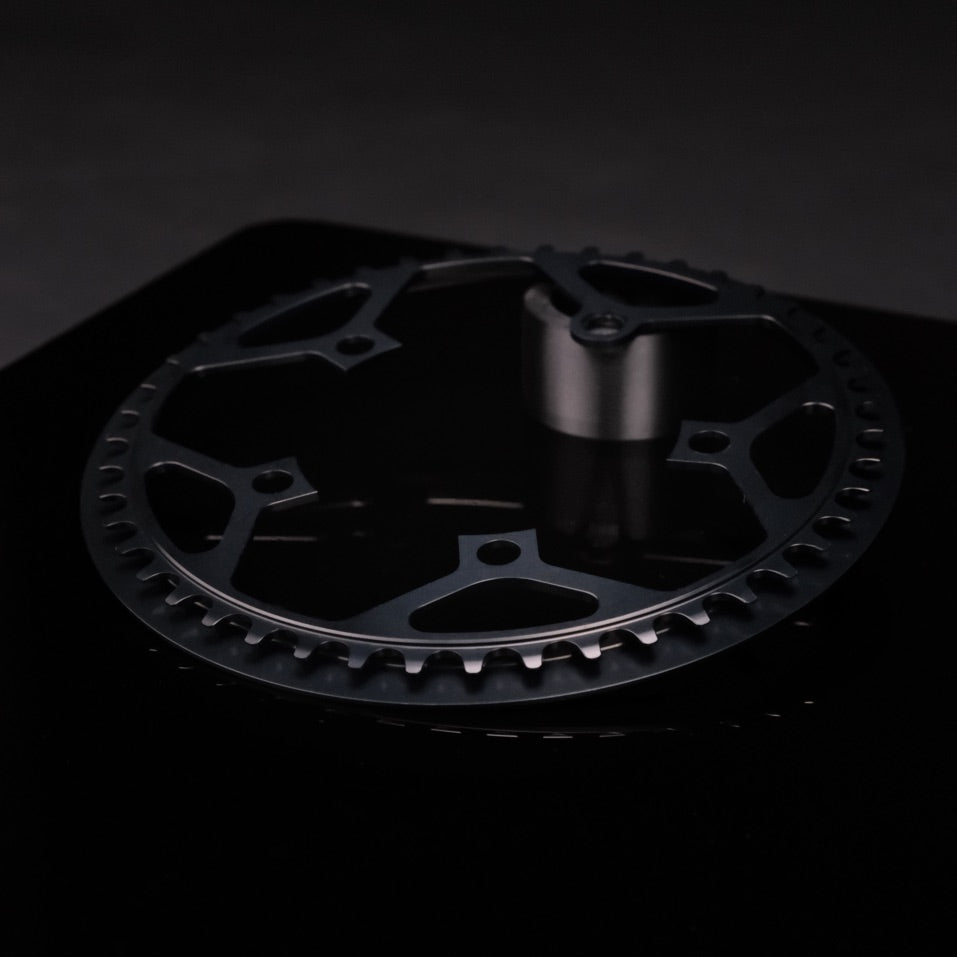 Chainring with integrated chainguard 46 teeth