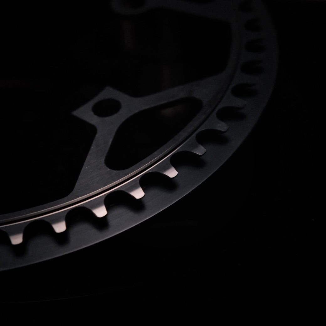 Chainring with integrated chainguard 46 teeth